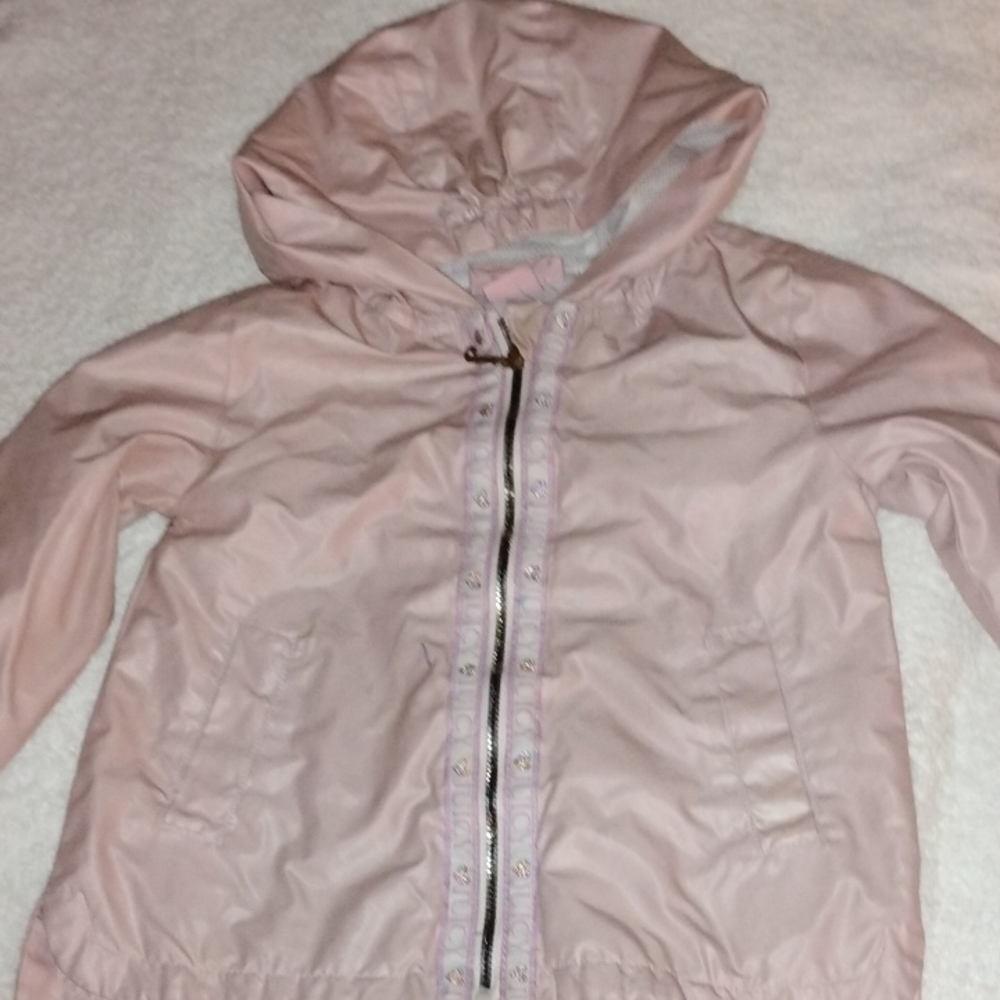 Kids Pink Hooded Jacket